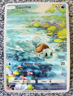 ART CARD ~ Pokemon Pocket TCG Squirtle Illustration Immersive Textured ~ - Image 1