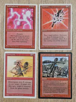 MTG - (x15) "Direct Damage" Red cards. Various sets/conditions - Image 1