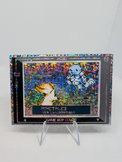 SQUIRTLE VS NINETALES GAMEBOY COLOR - POKEMON NON TCG CARD - Image 1