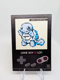 SQUIRTLE VS NINETALES GAMEBOY COLOR - POKEMON NON TCG CARD - Image 2