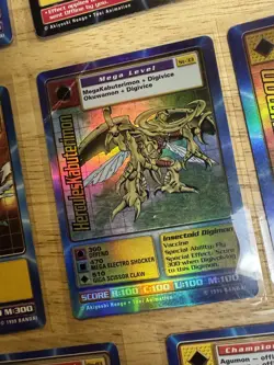 Lot of 17 Digimon Ultimate Level Trading Cards 1999 Bandai - Image 5