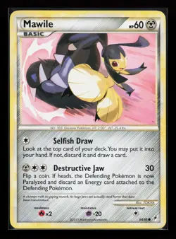 Mawile 64/95 Common Call of Legends Pokemon Card - Image 1
