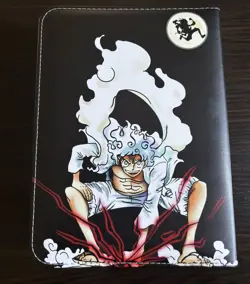 One Piece Pokemon Trading Card Binder Sleeve for TCG Cards 4 Pocket, 50 Sleeves - Image 4