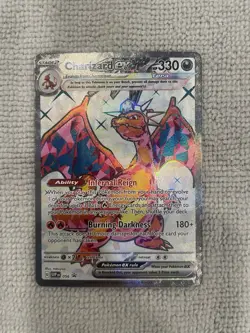 Pokemon TCG Charizard EX SVP056 Black Star Holo Promo Card NM/M Condition - Image 1