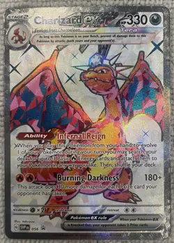 Pokemon TCG Charizard EX SVP056 Black Star Holo Promo Card NM/M Condition - Image 3