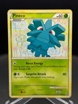 Pineco 63/90 Undaunted Regular Pokemon Card MP - Image 1
