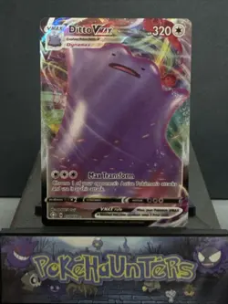Pokemon Card Ditto VMAX 051/072 Shining Fates Ultra Holo Rare Near Mint - Image 1
