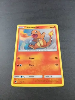 Pokemon Hidden Fates Charmander Common Card 7/68 NM - Image 1