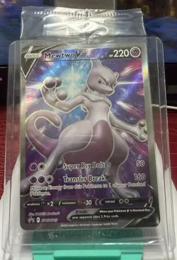 Mewtwo V SWSH229 SWSH: Sword & Shield Promo Cards Holo- Factory Sealed - Image 1