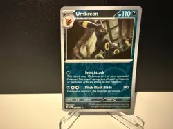 Umbreon 059 2025 Pokemon Prismatic Evolutions Reverse Holo Rare Card NM+ - Image 1