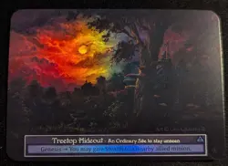 Sorcery Contested Realm - Treetop Hideout FOIL - Arthurian Legends - Image 1