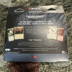 New Sealed MTG - Universes Beyond: Warhammer 40,000 Tyranid Swarm Commander Deck - Image 2