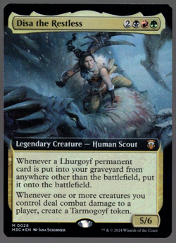 Disa the Restless 0028 Extended Art Foil Rare MH3 Near Mint - Image 1