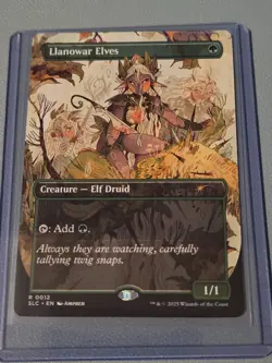 Magic The Gathering Secret Lair Encyclopedia Llanowar Elves - Image 1