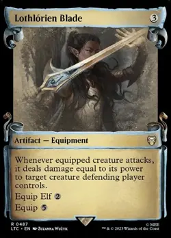 Lothlorien Blade - Showcase LTC NM MTG - Image 1
