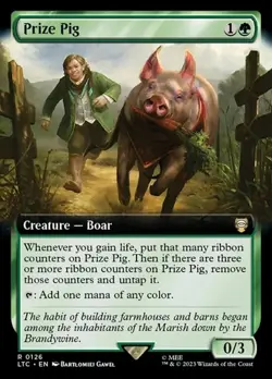 Prize Pig - Extended Art LTC NM MTG - Image 1