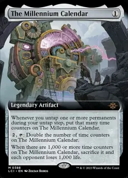 The Millennium Calendar - Extended Art LCI NM MTG - Image 1