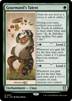 Gourmand's Talent #31 | Near Mint | BLC Bloomburrow Commander Magic MTG - Image 1