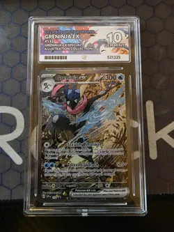 Pokemon TCG Greninja Ex SVP 132 Shrouded Fable Promo ACE 10 Gem Mint - Image 1