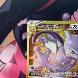 Pokemon MEWTWO VSTAR 086/078 (Gold Secret Rare) Pokemon GO - NM/Near Mint - Image 2