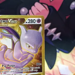 Pokemon MEWTWO VSTAR 086/078 (Gold Secret Rare) Pokemon GO - NM/Near Mint - Image 3
