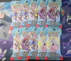 10× Journey Together Sleeved Booster Packs Pokemon TCG ✅SEALED✅ - Image 1