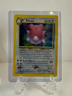 Blissey Holofoil Neo Revelation Pokemon TCG MP #2/64 English Vintage Card! - Image 1