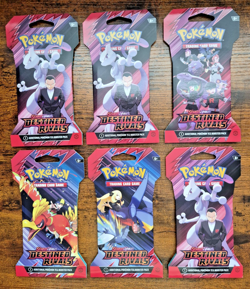 Pokemon Destined Rivals Sleeved Booster Pack LOT of 6 Sealed Packs S&V 167154_10 - Image 4