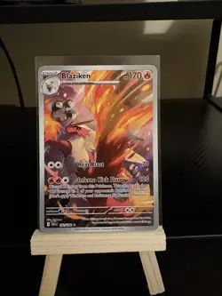 2025 Pokemon TCG Blaziken 192/182 Sv10: Destined Rivals Holo Illustration Rare - Image 1