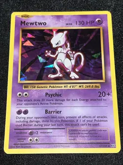Pokemon TCG Mewtwo XY Evolutions 51/108 Cracked Ice Holo - Image 2