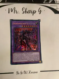 DESPIANISCHER QUAERITIS - 1. AUFLAGE MP22DE141 DE Yu-Gi-Oh! CARD SECRET RARE** - Image 2
