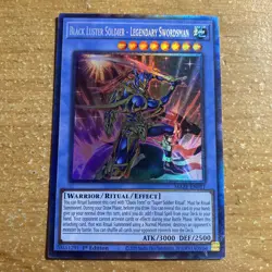 🔥YUGIOH BLACK LUSTER SOLDIER - LEGENDARY SWORDSMAN MAZE-EN011 COLLECTOR’S RARE - Image 1