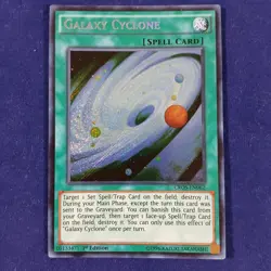 Galaxy Cyclone CROS-EN062 Crossed Souls 1st Edition Secret Rare LP - Image 1