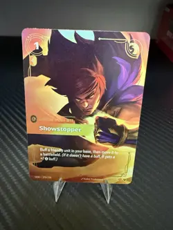 Riftbound TCG Showstopper Signature Spell Card - Image 1