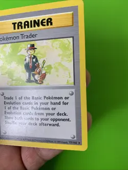 Pokemon Trader 77/102 Base Set Shadowless Pokemon Card LP - Image 4