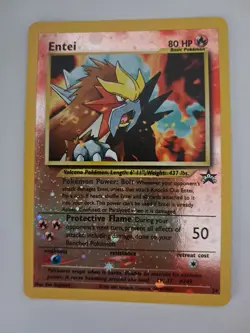 Entei Black Star Promos 34 Holo Pokemon Card TCG - Image 3
