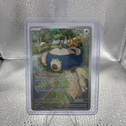 Pokemon Snorlax SVP 051 Holo Black Star Promo Card Scarlet & Violet 151 - Image 1