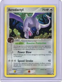 Pokemon Card - Aerodactyl Holo - 1/92 - EX Legend Maker - 2006 - Image 1