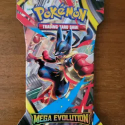 MEGA EVOLUTION Pokemon Trading Card Game: Sleeved Booster pack SEALED 10 Cards - Image 2
