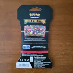 MEGA EVOLUTION Pokemon Trading Card Game: Sleeved Booster pack SEALED 10 Cards - Image 5