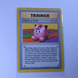 Clefairy Doll Shadowless Base Set 70/102 Pokemon Card - Image 1