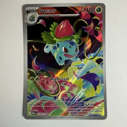Ivysaur Illustration Rare 134/132 2025 Mega Evolution Pokemon TCG Card Near Mint - Image 1