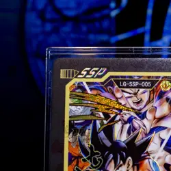 Goku - LG-SSP-05 - Dragon Ball Luoka Textured Gold Holo Foil Card - Image 3