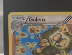 Pokemon TCG Golem XY Flashfire 47/106 Reverse Holo Rare Card Played LP - Image 2