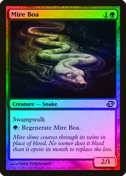 Mire Boa FOIL Planar Chaos NM Green Common MAGIC THE GATHERING CARD ABUGames - Image 1
