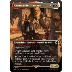 COMMANDER MUSTARD (BORDERLESS) X4 Ravnica: Clue Edition Magic MTG MINT CARD - Image 1