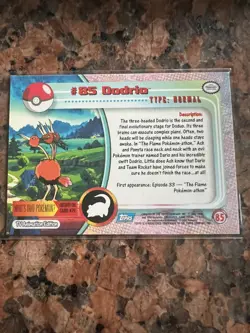 Dodrio #85 - Topps Blue Logo - TV 1st Print Pokemon Card - Non-Holo - NM/M - Image 2