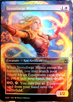 Stoneforge Mystic FOIL Proxy Playtest Card with Custom Art Design - Image 1