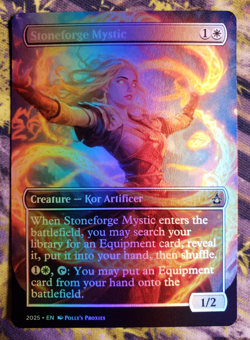Stoneforge Mystic FOIL Proxy Playtest Card with Custom Art Design - Image 5