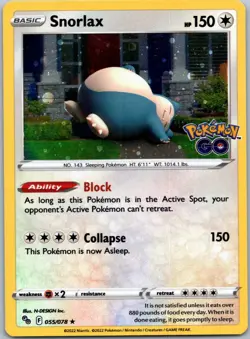 Snorlax - 55/078 (Cosmos Holo) Promo Miscellaneous Cards & Products 055/078 NM - Image 1